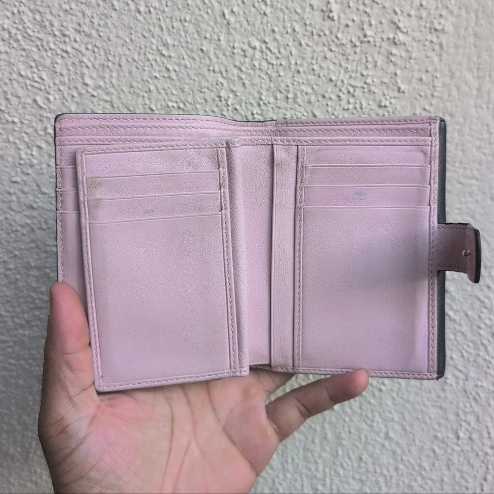 Dior Black and Pink Women's Wallet